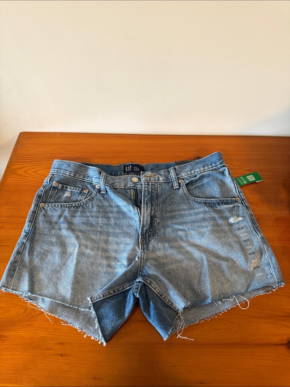 GAP Light Blue Denim Cutoff Shorts